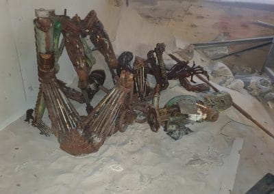 Terninator collection blast cleaned