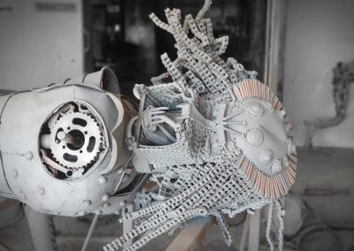 Terninator collection blast cleaned